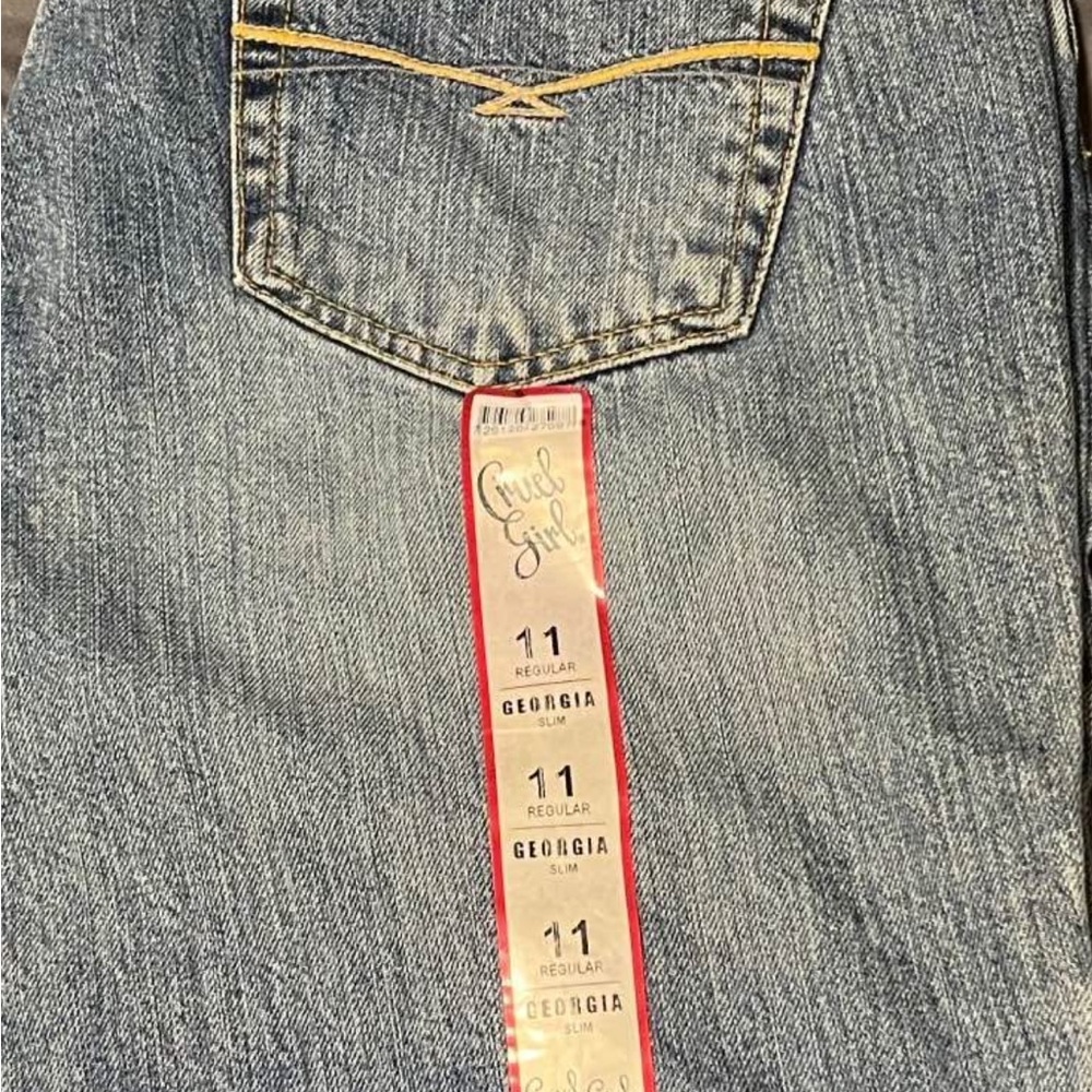 Cruel Girl Slim Blue Jeans Classic Denim
